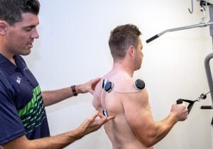 electrical muscle stimulation - compex unit